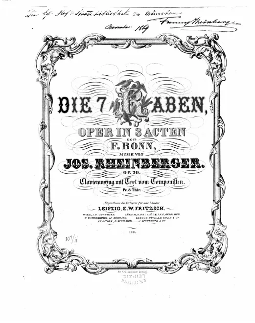 First page of Die 7 Raben