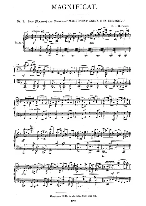 First page of Magnificat