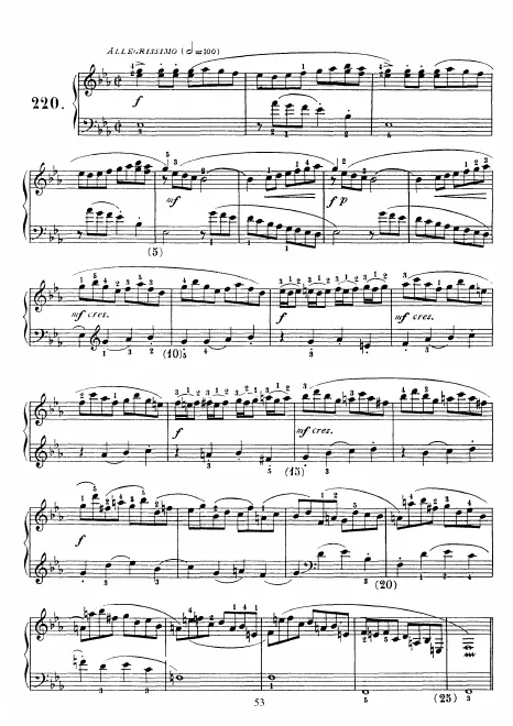 First page of Keyboard Sonata in E-flat major