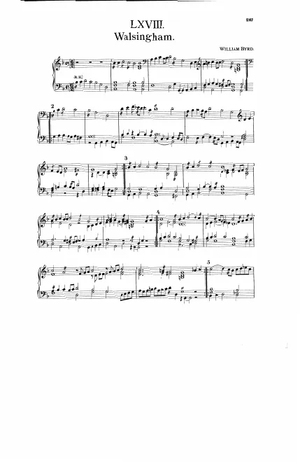 First page of Walsingham