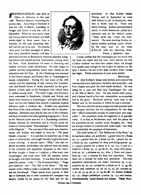 First page of Sonatinas for the Piano
