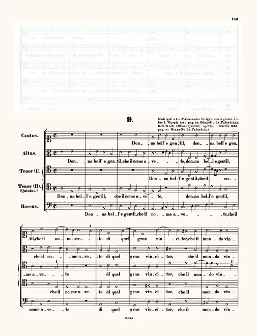 First page of Donna bell'e gentil