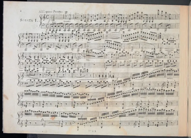 First page of Piano Sonata in C major