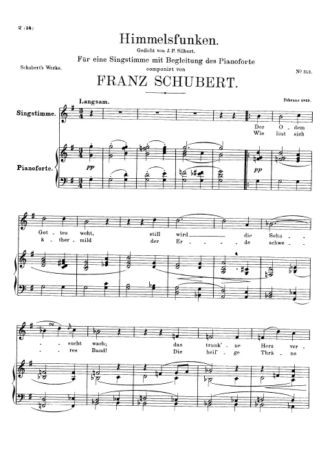 First page of Himmelsfunken