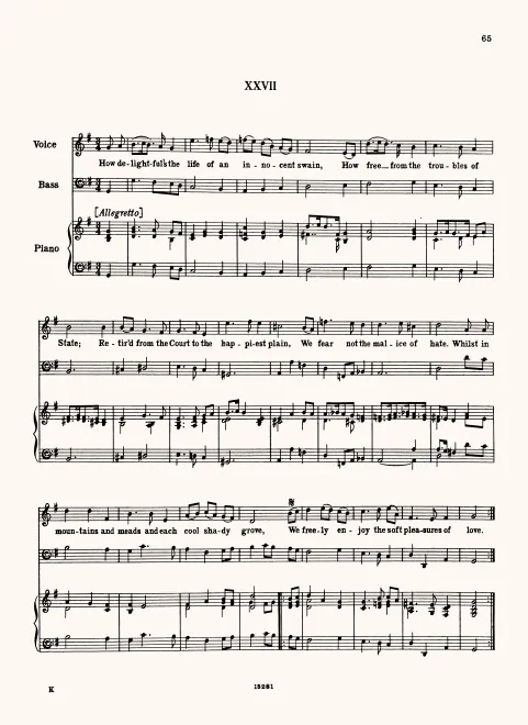First page of How Delightful's the Fife of an Innocent Swain