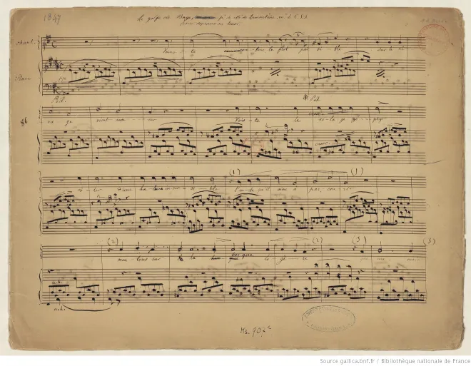 First page of Le golfe de Baya