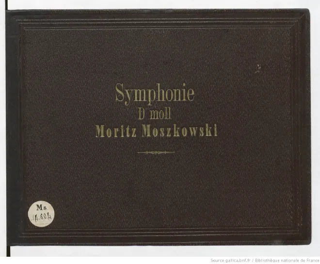 First page of Symphony in D minor
