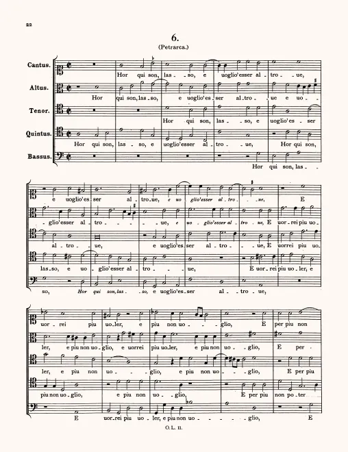 First page of Hor qui son lasso