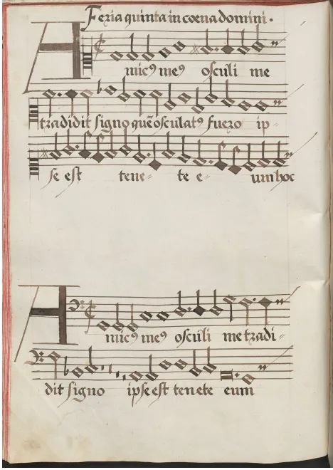 First page of Feria Quinta in Cena Domini à 4