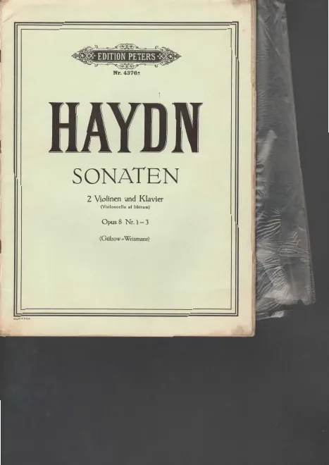 First page of 6 Sonatas op.8