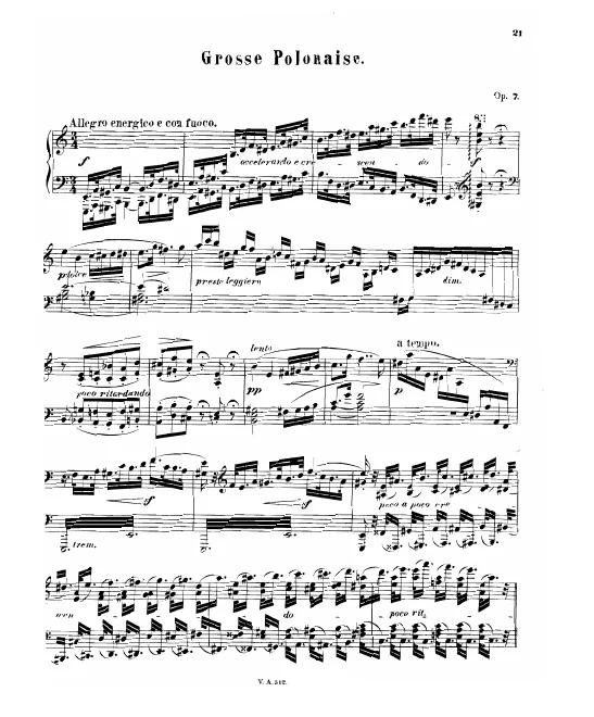 First page of Polonaise