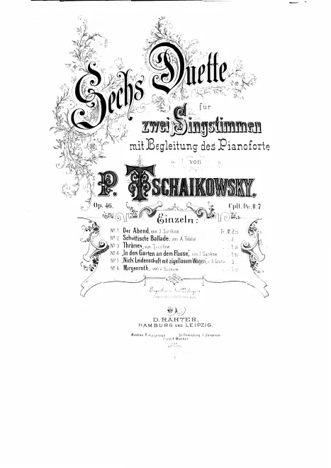 First page of 6 Duets