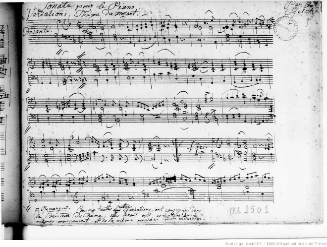 First page of Piano Sonata in F major