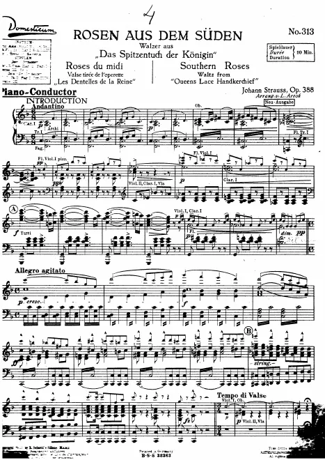 First page of Rosen aus dem Süden