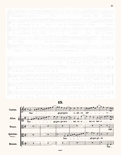 First page of Surge propera amica mea
