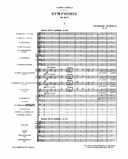 First page of Symphony No.1
