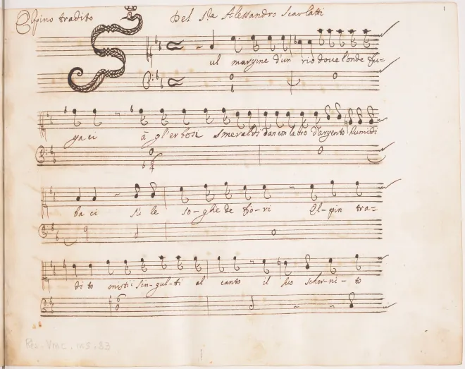 First page of Sul margine d'un rio ; Elpino tradito