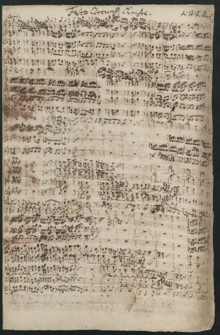 First page of Der Herr zu deiner Rechten