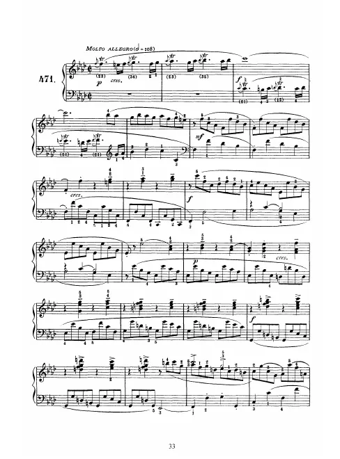 First page of Keyboard Sonata in F minor