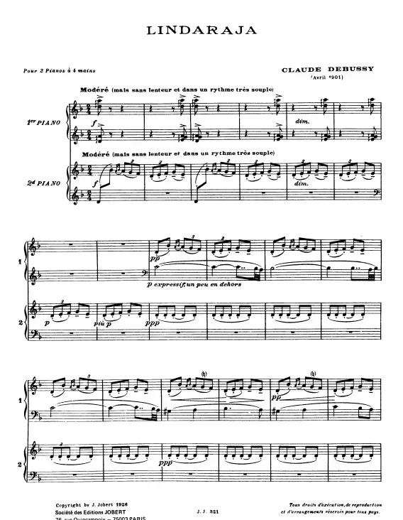 First page of Lindaraja