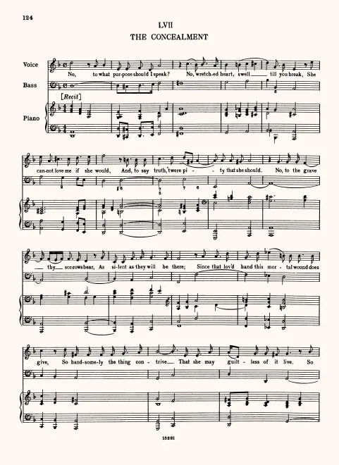 First page of The Concealment