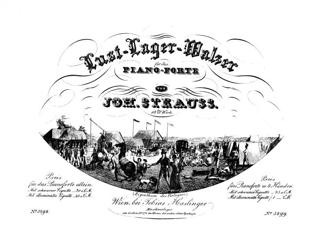 First page of Lust-Lager-Walzer