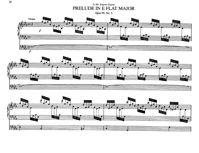 First page of 3 Préludes et Fugues