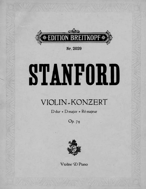 First page of Violin Concerto No.1