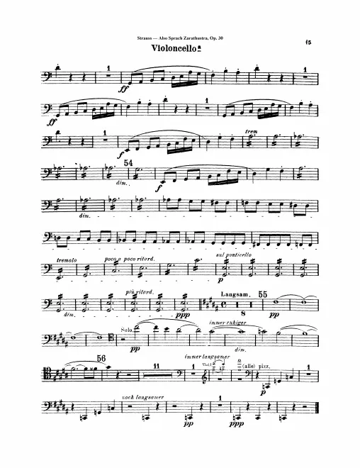 Cello A, correction to page 15