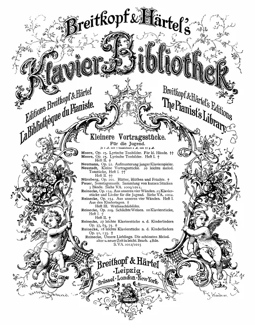 First page of Schlichte Weisen