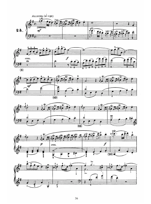 First page of Keyboard Sonata in G major