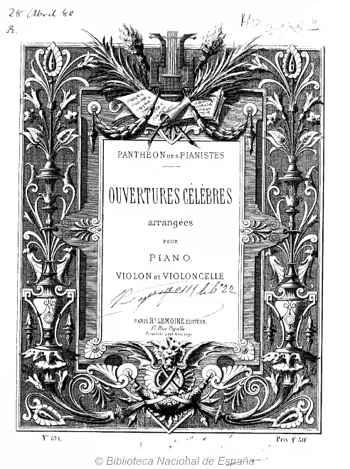 First page of Le jeune Henri