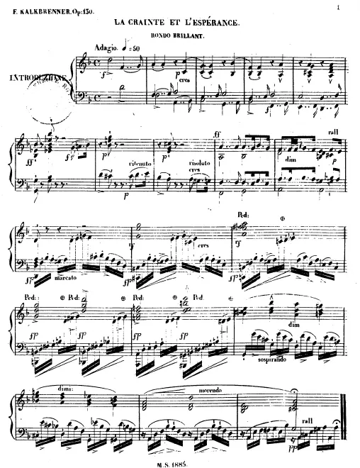 First page of Rondo brillant
