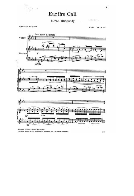 First page of Earth's Call