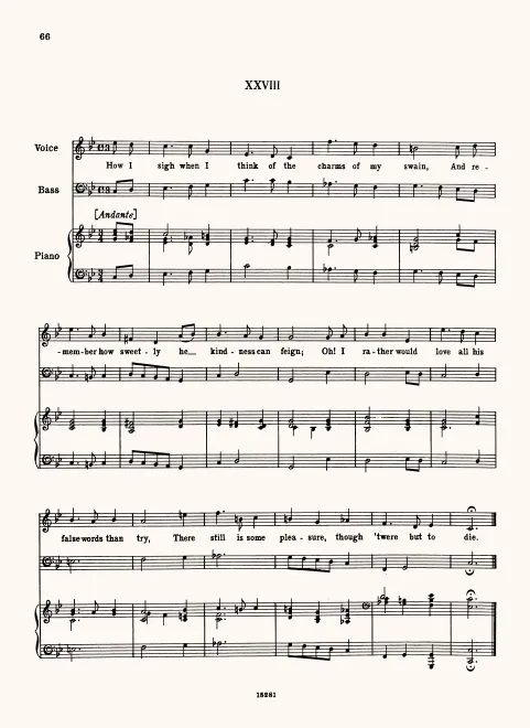 First page of How I Sigh when I Think of the Charms
