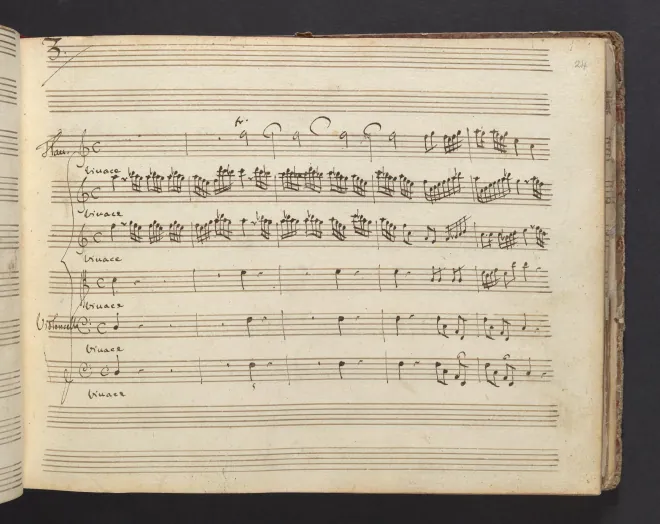 First page of Concerto Grosso in D minor