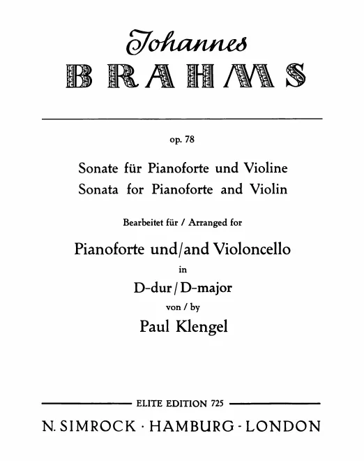 First page of Violin Sonata No.1