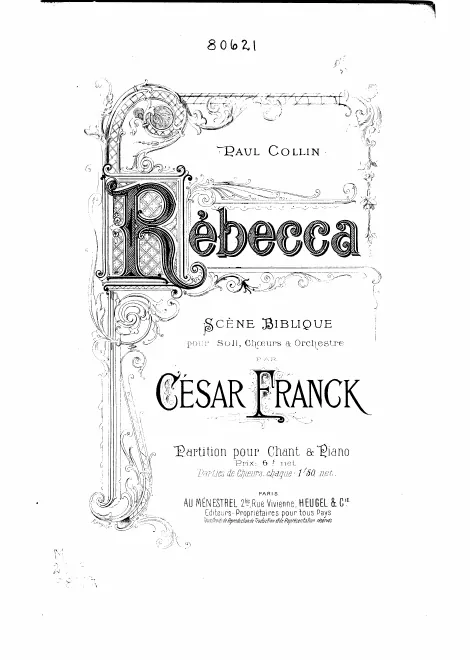 First page of Rébecca