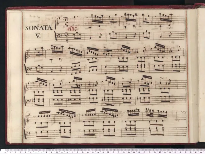 First page of Keyboard Sonata in G major