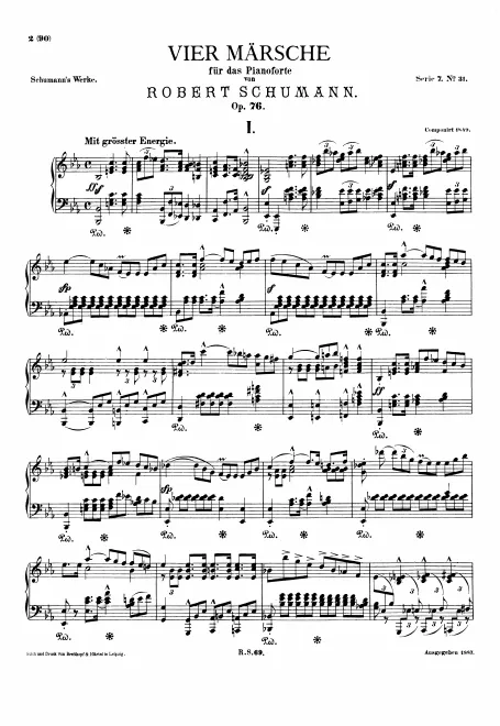 First page of 4 Marches