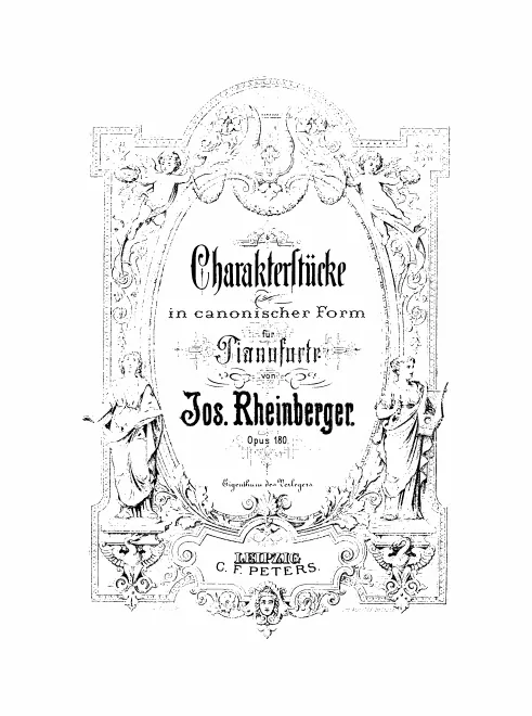 First page of Charakterstücke in canonischer Form