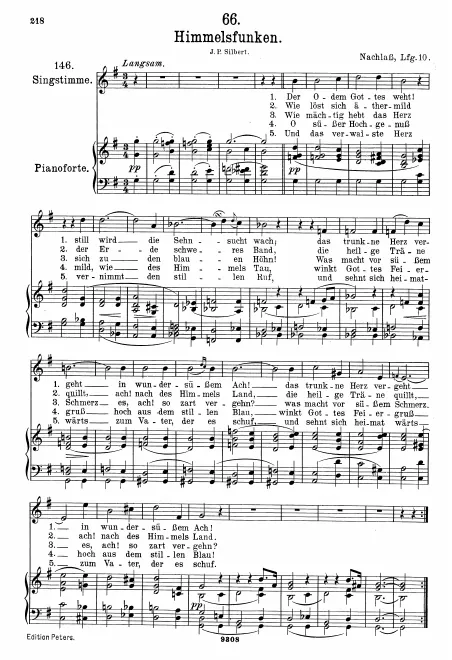 Complete Score (Original / High voice, )