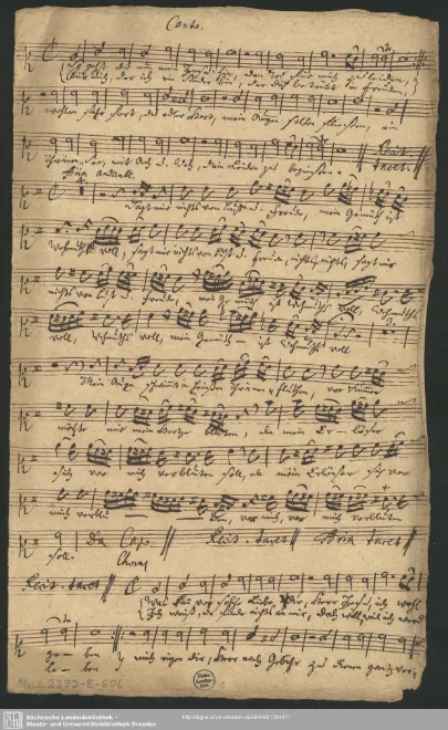 First page of So gehst du nun mein Jesu hin