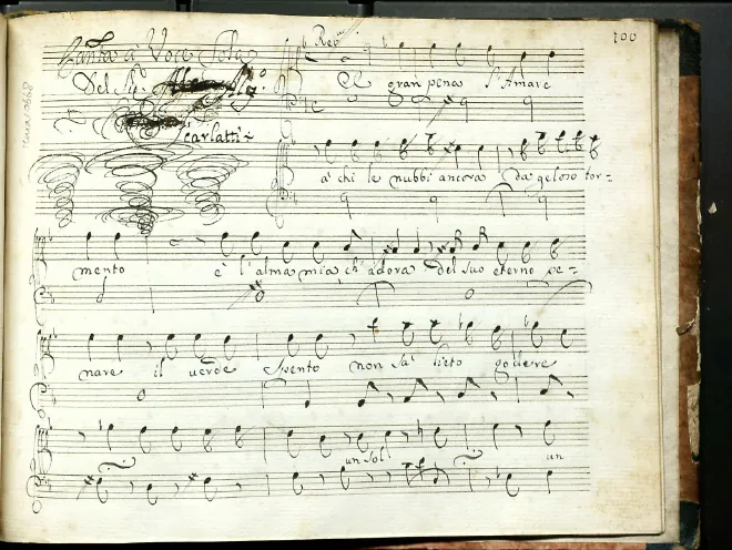 First page of È gran pena l’amare