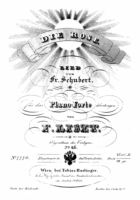 First page of Die Rose