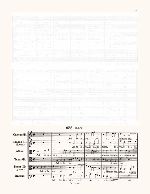 First page of Ad te levavi animam meam