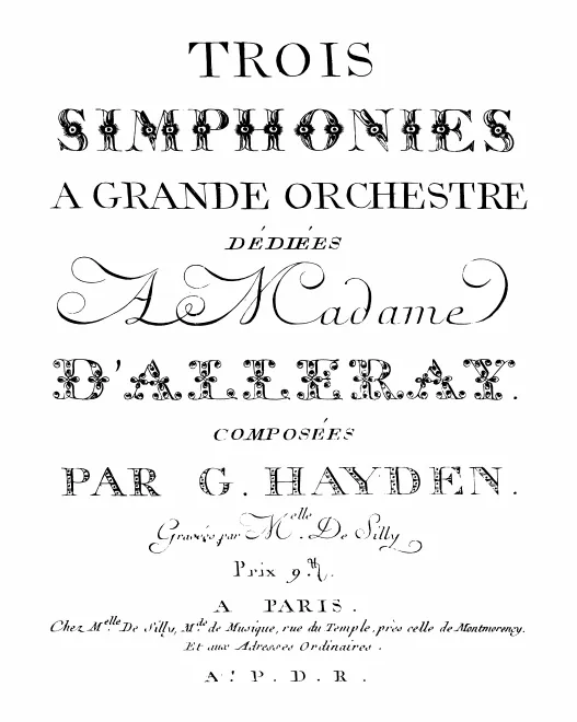First page of 3 Symphonies
