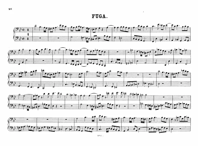 First page of Fugue