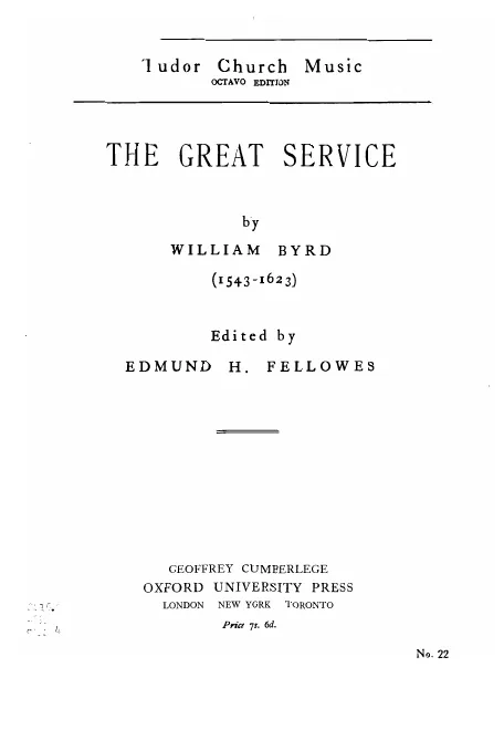 First page of Great Service