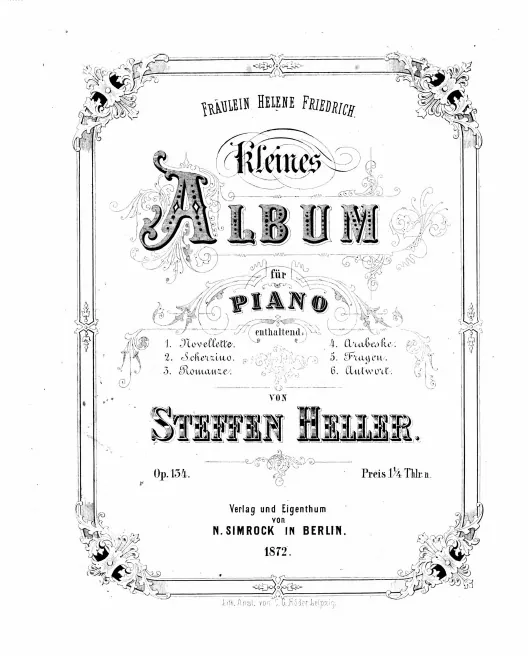 First page of Petit Album